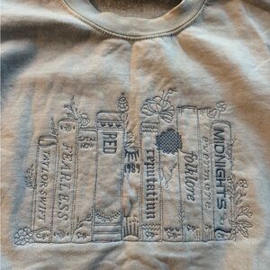 Taylor Swift Light Blue Heavy Blend Sweatshirt